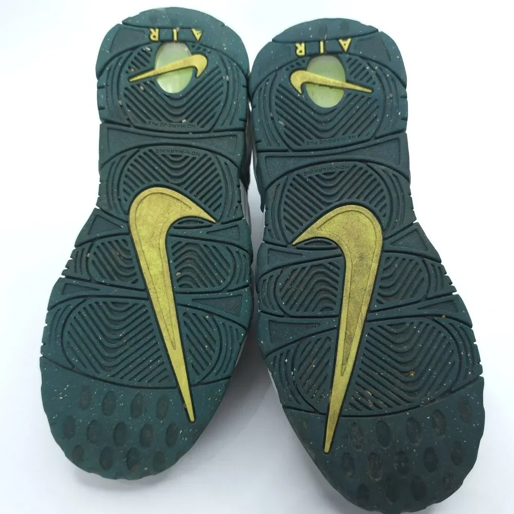 Nike Air More Uptempo GS 'Black Geode Teal' DZ2809-001 Youth Sz 4Y Women Sz 5.5